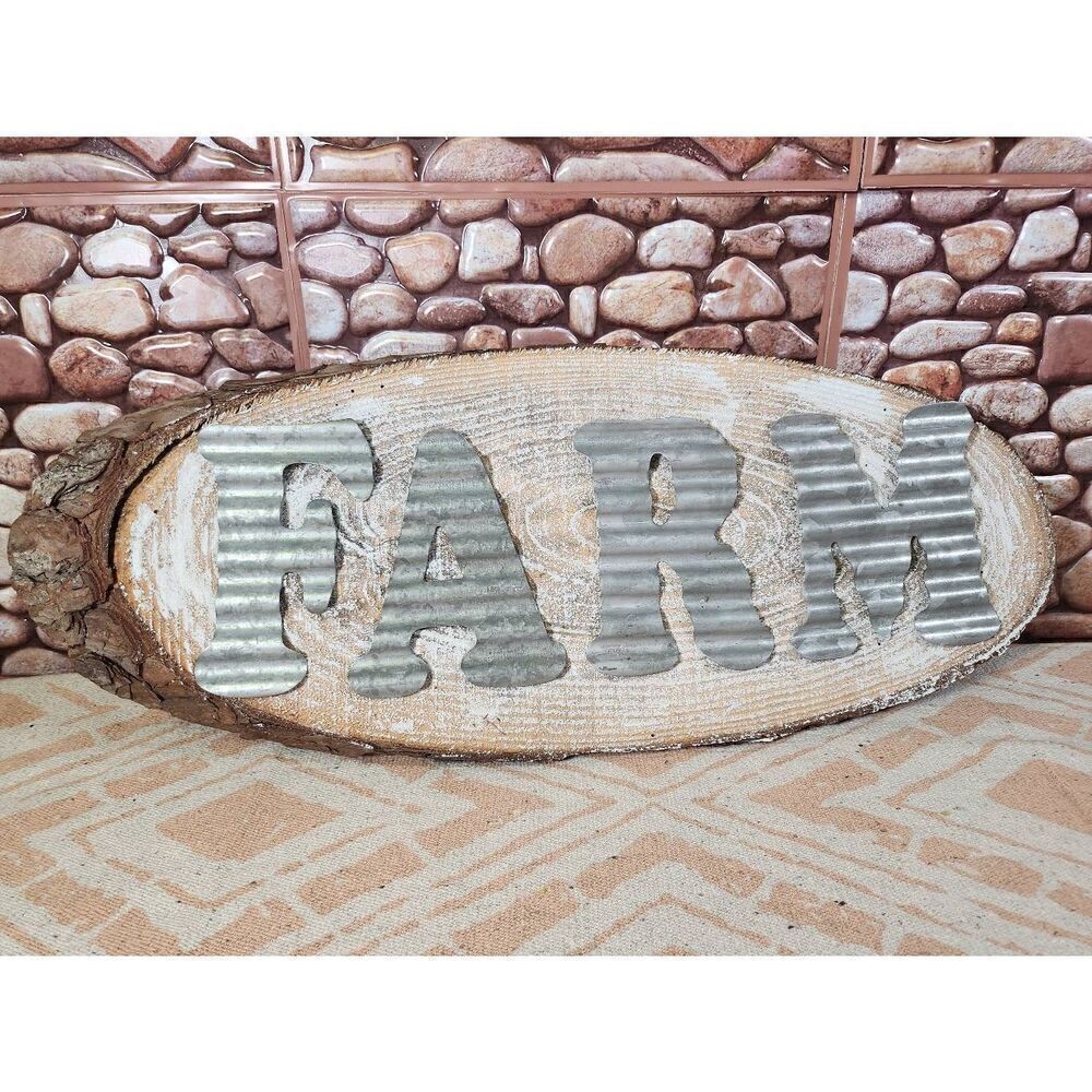 Home-made Farm Plaque